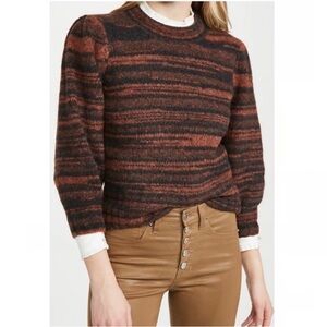 Veronica Beard Lumina Boat-Neck Pullover Sweater XS Merino Wool Blend Excellent